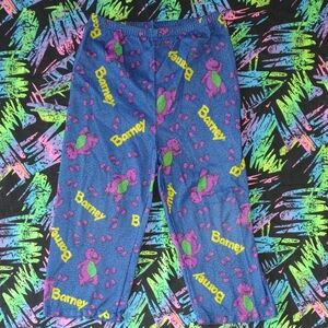 VTG 90s Barney AOP Pajama Pants